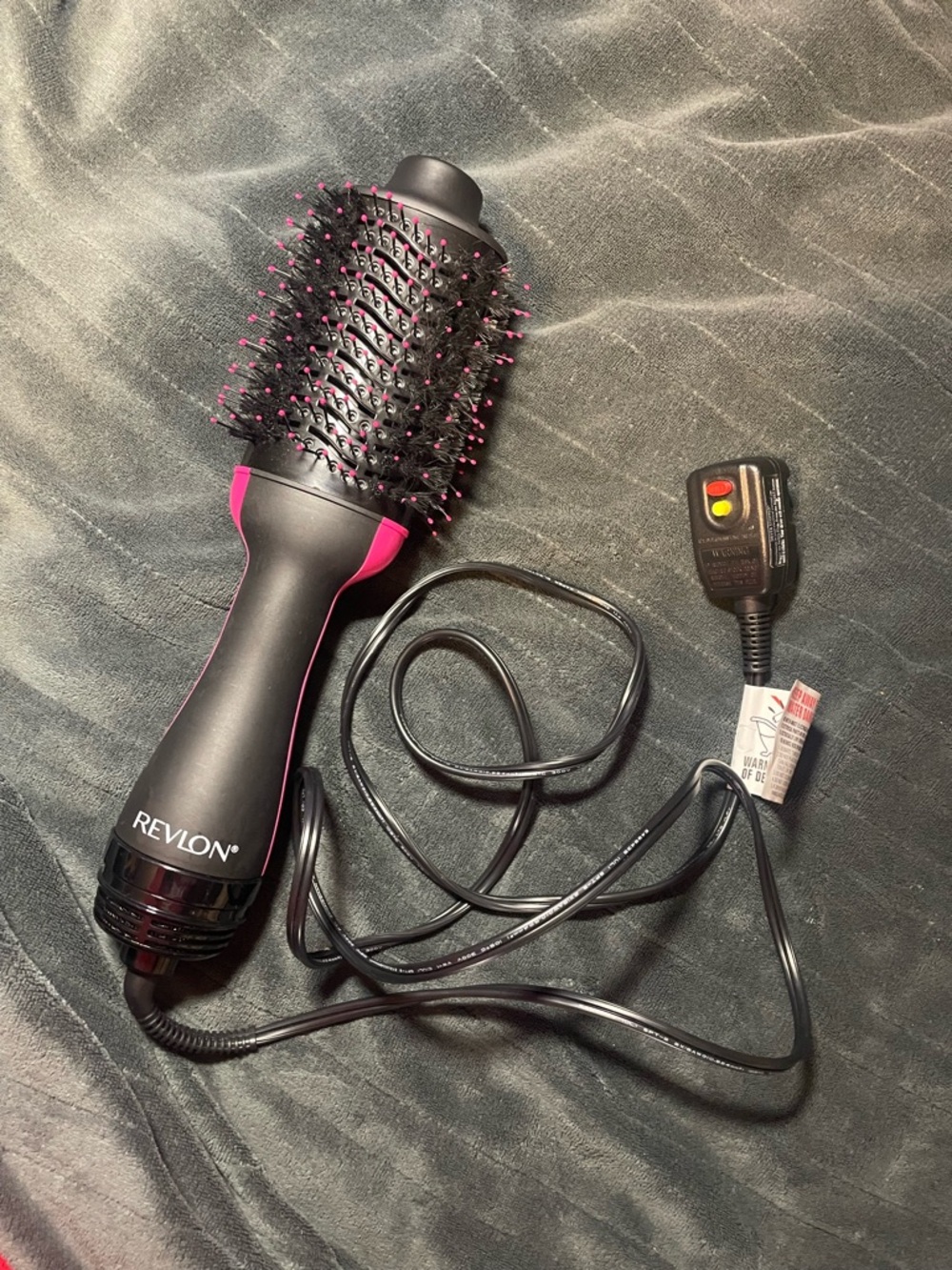 Revlon One-Step Volumizer Hair Dryer and Hot Brush - Black: 1100 Watts, 3 Heat